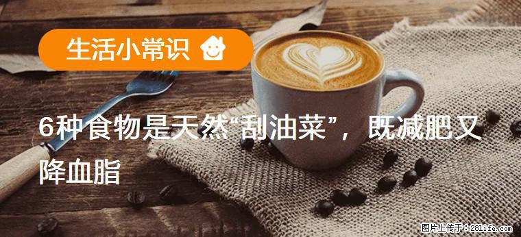 【生活小常识】6种食物是天然“刮油菜”，既减肥又降血脂 - 阳江生活资讯 - 阳江28生活网 yj.28life.com